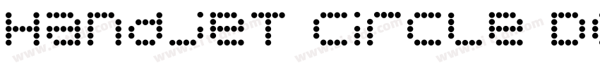 Handjet Circle Doubl字体转换